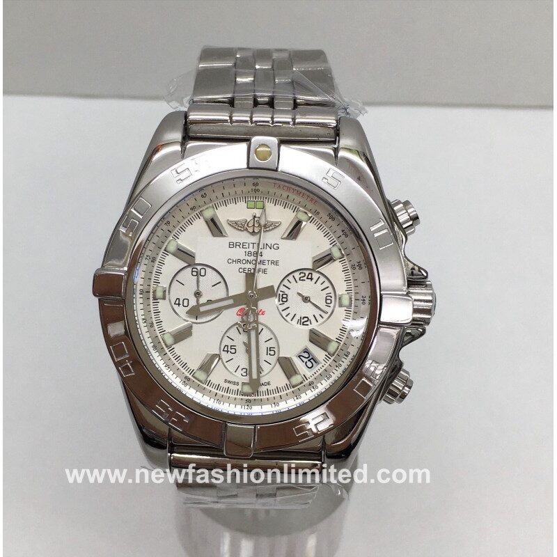 Silver White Luxury Watch