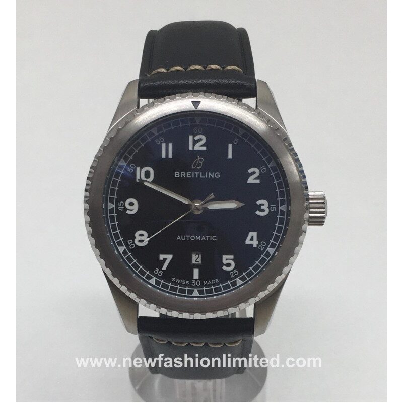 Silver Black Luxury Replica Watch