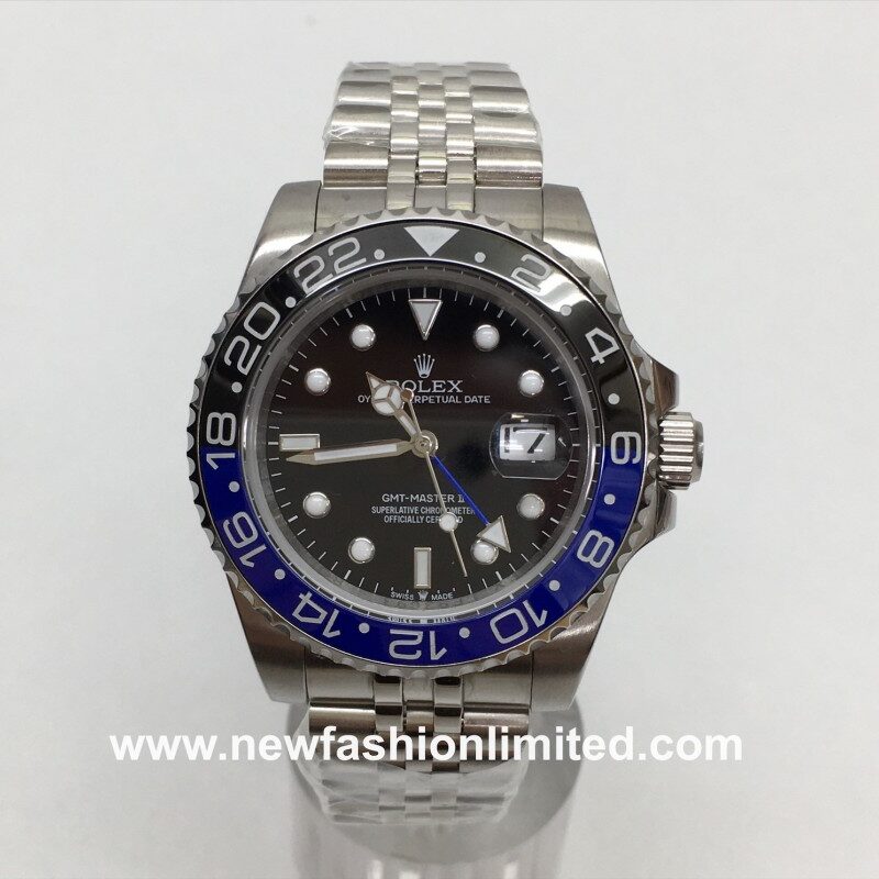 Blue Black Luxury Watch