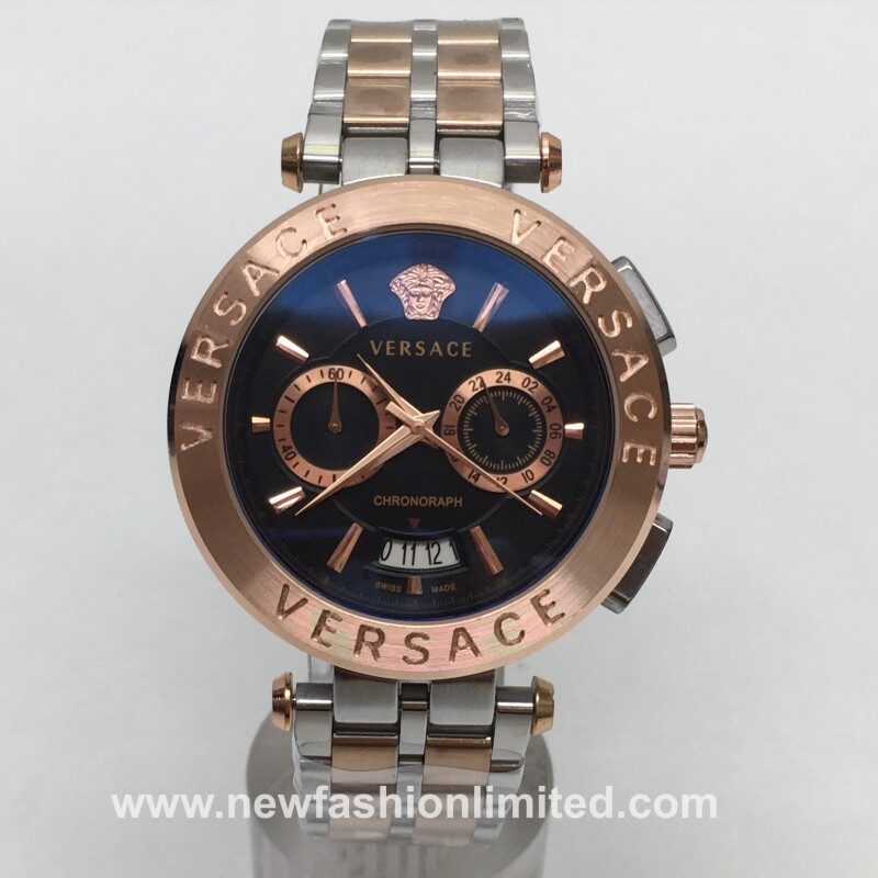 versus versace rose gold watch