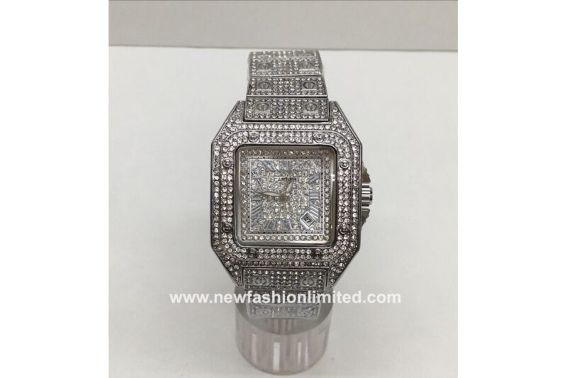 Diamond Full Silver Luxury Watch