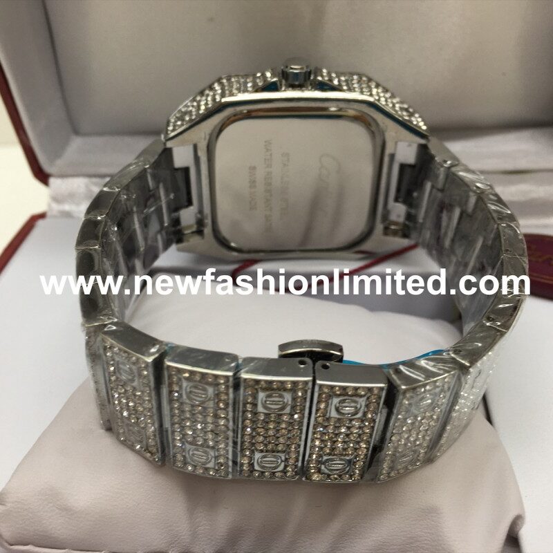 Buy Diamond Full Silver Luxury Watch Watch Zone London