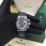 Fake Rolex Daytona Watch UK for Men with Rubber Strap - Image 2