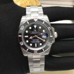 Fake Rolex Submariner Date Black Dial Mens Watch UK - Image 4