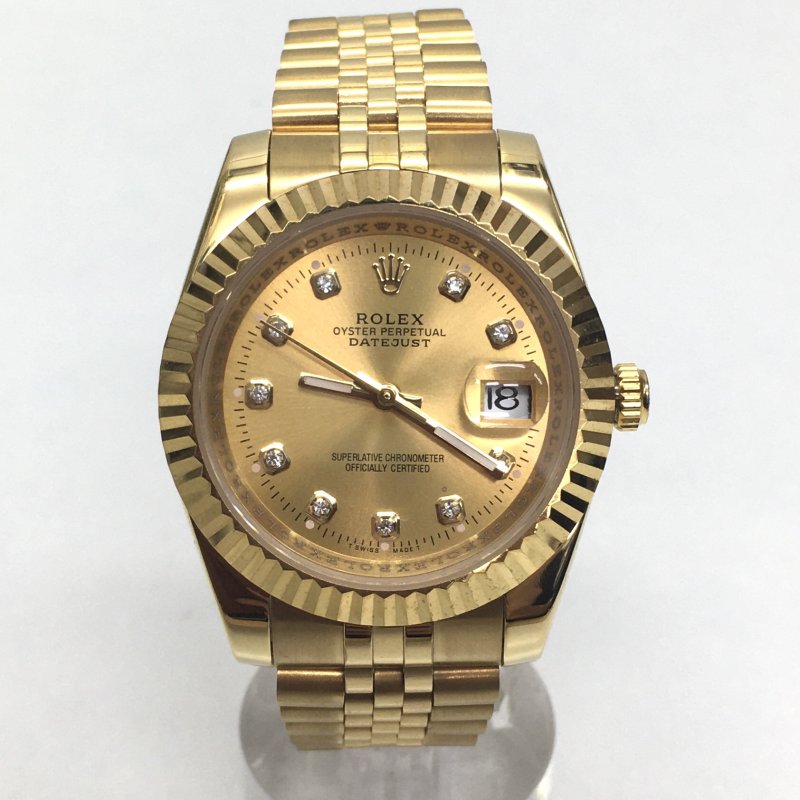 Cheap Replica Rolex DateJust Omega Gold Watch For Men