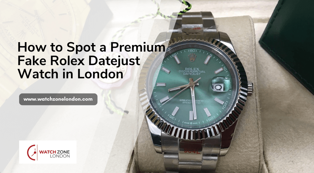 How to Spot a Premium Fake Rolex Datejust Watch in London