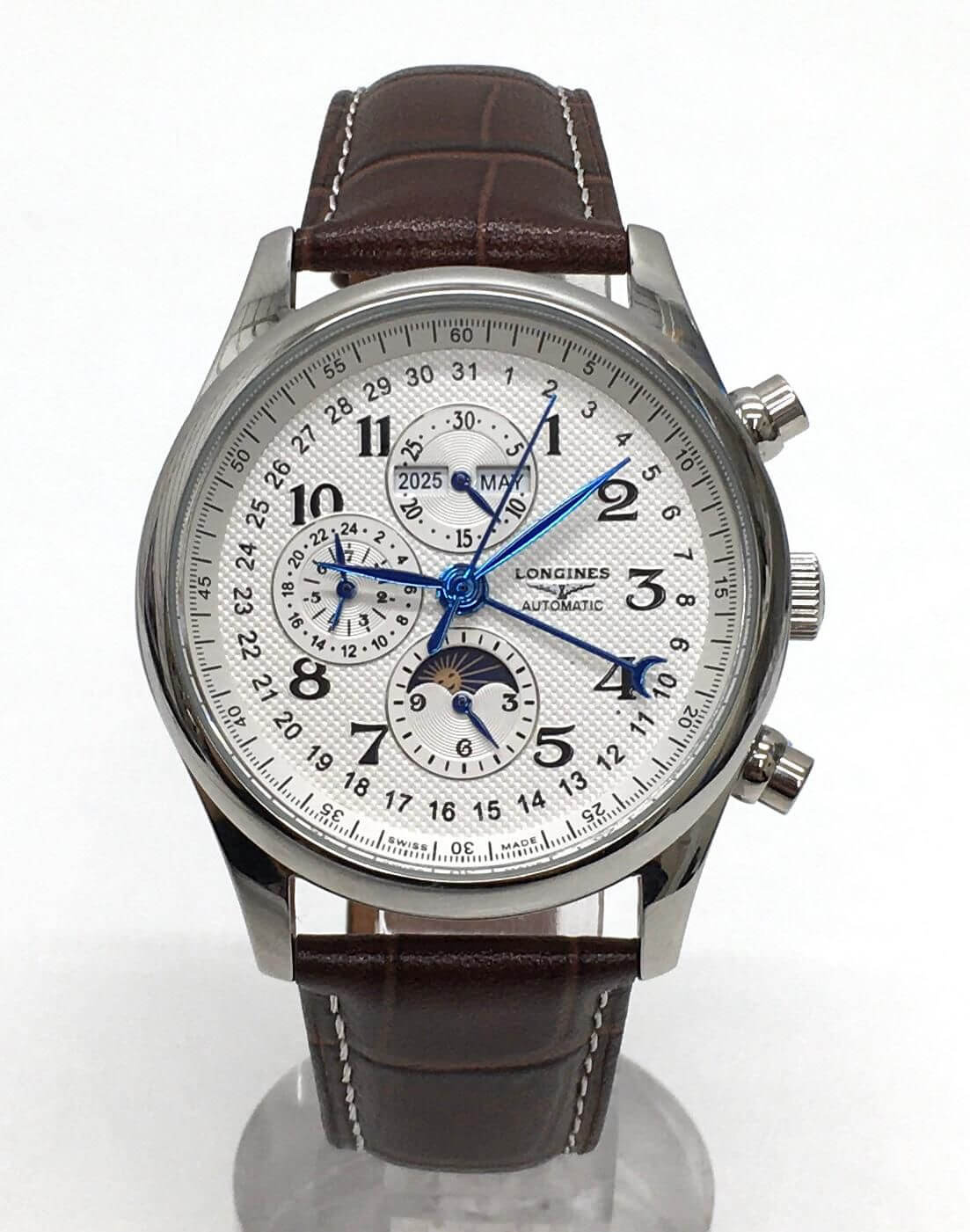 Fake Longines Master Collection Chrono Moonphase Watch in UK