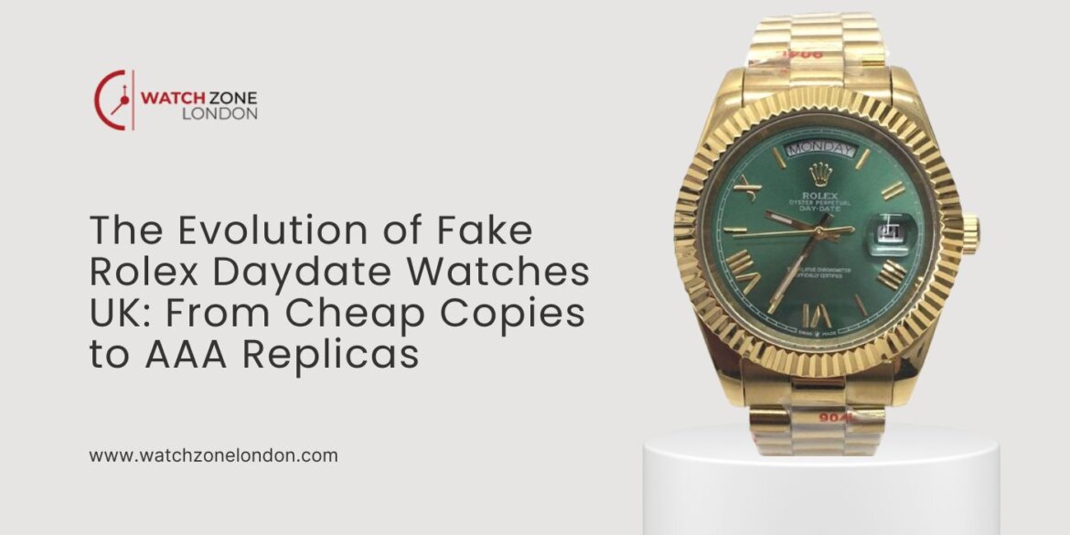 The Evolution of Fake Rolex Daydate Watches UK From Cheap Copies to AAA Replicas (1)