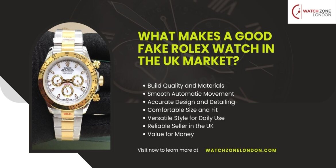 What Makes a Good Fake Rolex Watch in the UK Market?